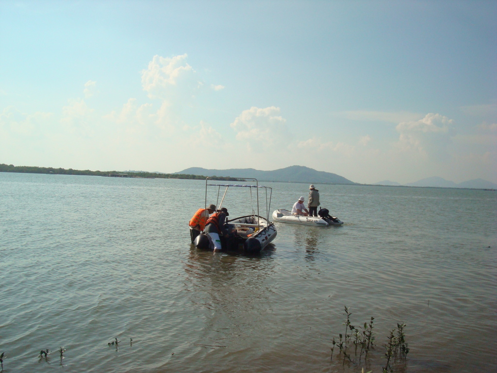 Thuyền hơi có thể đi được trên mọi địa hình sống nước và rất an toàn